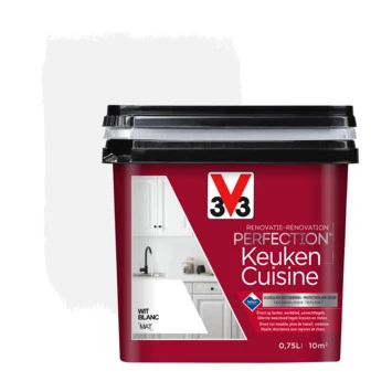 V33 Renovatieverf Keuken Wit 750 Ml 3 V33 Renovatieverf Keuken Wit 750 Ml