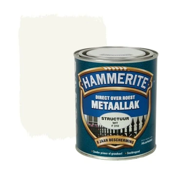 Hammerite Metaallak Structuur Wit 750 Ml 3 Hammerite Metaallak Structuur Wit 750 Ml