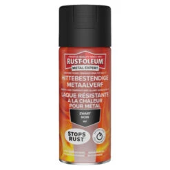 Rust-oleum Hittebestendige Metaalverf 400ML Zwart -Muurverf Voor Thuis 123 1930