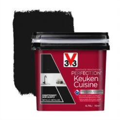 V33 Renovatieverf Keuken Kwartszwart 750 Ml