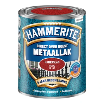 Hammerite Metaallak Rood Hamerslag 750 Ml 4 Hammerite Metaallak Rood Hamerslag 750 Ml - Afbeelding 2