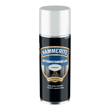 Hammerite Spuitlak Hittebestendig Zilvergrijs Hoogglans 400 Ml 4 Hammerite Spuitlak Hittebestendig Zilvergrijs Hoogglans 400 Ml - Afbeelding 2