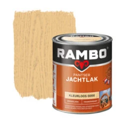 Rambo Pantser Jachtlak Transparant Hoogglans Kleurloos 750 Ml