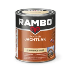 Rambo Pantser Jachtlak Transparant Hoogglans Kleurloos 750 Ml -Muurverf Voor Thuis 123 2077