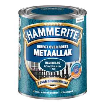 Hammerite Metaallak Donkerblauw Hamerslag 750 Ml 4 Hammerite Metaallak Donkerblauw Hamerslag 750 Ml - Afbeelding 2