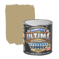 Hammerite Ultima Metaallak Metallic Goud 250 Ml