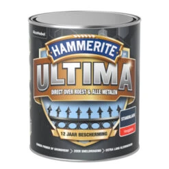 Hammerite Ultima Metaallak Hoogglans Standblauw 750ml 5 Hammerite Ultima Metaallak Hoogglans Standblauw 750ml -Muurverf Voor Thuis 123 2096