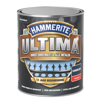 Hammerite Ultima Metaallak Hoogglans Standblauw 750ml 4 Hammerite Ultima Metaallak Hoogglans Standblauw 750ml - Afbeelding 2