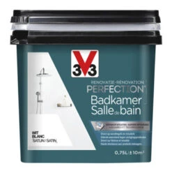 V33 Renovatieverf Badkamer Wit 750 Ml