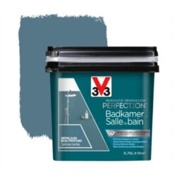 V33 Renovatieverf Badkamer Diepblauw 750 Ml
