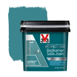 V33 Renovatieverf Badkamer Laguneblauw 750 Ml