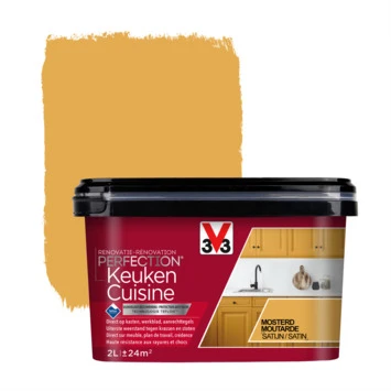 V33 Renovatieverf Keuken Mosterd 2 Liter 3 V33 Renovatieverf Keuken Mosterd 2 Liter