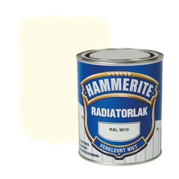 Hammerite Radiatorlak RAL 9010 Gebroken Wit Hoogglans 750 Ml 3 Hammerite Radiatorlak RAL 9010 Gebroken Wit Hoogglans 750 Ml