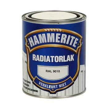 Hammerite Radiatorlak RAL 9010 Gebroken Wit Hoogglans 750 Ml 4 Hammerite Radiatorlak RAL 9010 Gebroken Wit Hoogglans 750 Ml - Afbeelding 2