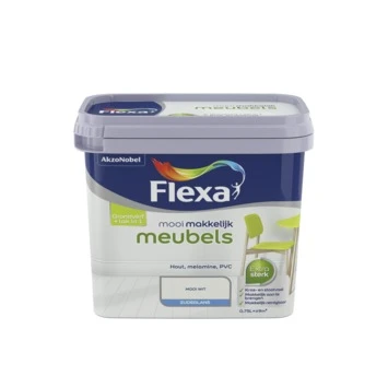 Flexa Mooi Makkelijk Meubels Wit Zijdeglans 750 Ml 4 Flexa Mooi Makkelijk Meubels Wit Zijdeglans 750 Ml - Afbeelding 2