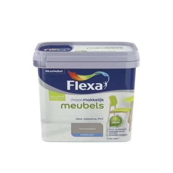 Flexa Mooi Makkelijk Meubels Warmgrijs Zijdeglans 750 Ml 4 Flexa Mooi Makkelijk Meubels Warmgrijs Zijdeglans 750 Ml - Afbeelding 2