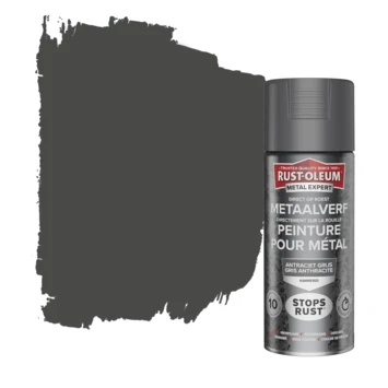 Rust-Oleum Hamerslag 400Ml Antraciet 3 Rust-Oleum Hamerslag 400Ml Antraciet