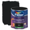 Flexa Creations Schoolbordverf True Black Extra Mat 1 Liter -Muurverf Voor Thuis 123 2235