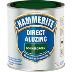 Hammerite Direct AluZinc Metaallak Donkergroen 750 Ml -Muurverf Voor Thuis 123 2266