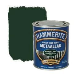 Hammerite Metaallak Donkergroen Hoogglans 750 Ml