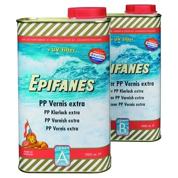 Epifanes PP Vernis Extra Met UV-filter 2 Liter Set 3 Epifanes PP Vernis Extra Met UV-filter 2 Liter Set
