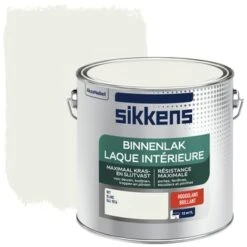 Sikkens Binnenlak RAL 9016 Hoogglans 2,5 Liter