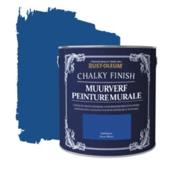 Rust-Oleum Muurverf Chalky Finish Inktblauw 2,5 Liter