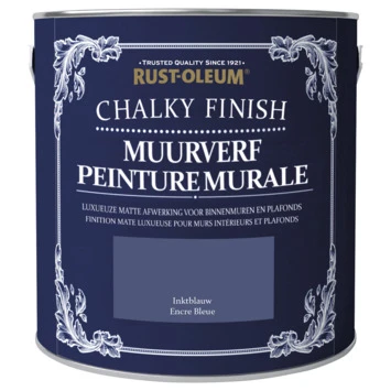 Rust-Oleum Muurverf Chalky Finish Inktblauw 2,5 Liter 5 Rust-Oleum Muurverf Chalky Finish Inktblauw 2,5 Liter - Afbeelding 3
