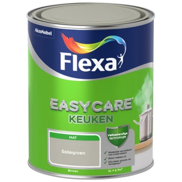 Flexa EasyCare Muurverf Keuken Saliegroen Mat 1 Liter 4 Flexa EasyCare Muurverf Keuken Saliegroen Mat 1 Liter - Afbeelding 2