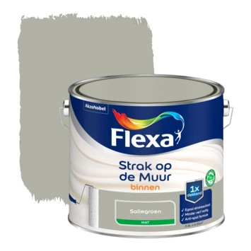 Flexa Strak Op De Muur Saliegroen Mat 2,5 Liter 3 Flexa Strak Op De Muur Saliegroen Mat 2,5 Liter