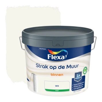 Flexa Strak Op De Muur Muurverf Mat Wit 10 Liter 3 Flexa Strak Op De Muur Muurverf Mat Wit 10 Liter