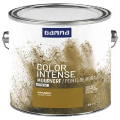 GAMMA Color Intense Muurverf Extra Mat 2,5 L Komijngeel -Muurverf Voor Thuis 123 2433