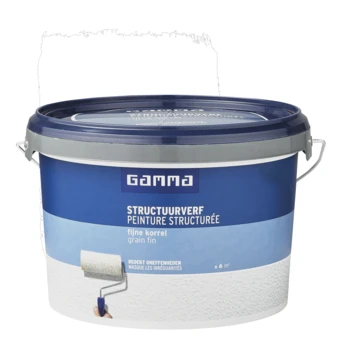 GAMMA Structuurverf Wit 2,5 Liter 4 GAMMA Structuurverf Wit 2,5 Liter - Afbeelding 2