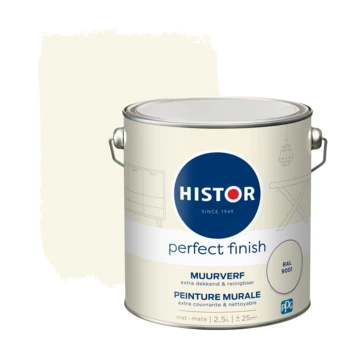 Histor Perfect Finish Muurverf Mat Ral 9001 2,5 Liter 3 Histor Perfect Finish Muurverf Mat Ral 9001 2,5 Liter