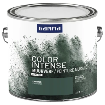 Gamma Color Intense Muurverf Extra Mat Emerald 2,5 Liter 4 Gamma Color Intense Muurverf Extra Mat Emerald 2,5 Liter - Afbeelding 2