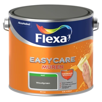 Flexa EasyCare Muurverf Woudgroen Mat 2,5 Liter 4 Flexa EasyCare Muurverf Woudgroen Mat 2,5 Liter - Afbeelding 2
