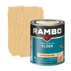 Rambo Pantserlak Vloer Transparant Mat Kleurloos 750 Ml