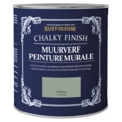 Rust-Oleum Muurverf Chalky Finish Kakigroen 1 Liter -Muurverf Voor Thuis 123 2541
