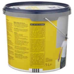 GAMMA Muurverf 1x Dekkend Clean RAL 9010 Gebroken Wit 5 Liter -Muurverf Voor Thuis 123 2552