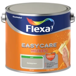 Flexa EasyCare Muurverf Saliegroen Mat 2,5 Liter -Muurverf Voor Thuis 123 2571