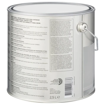 GAMMA Muurverf Mat 2,5 L Arctisch Grijs 6 GAMMA Muurverf Mat 2,5 L Arctisch Grijs - Afbeelding 4