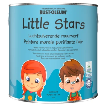 Rust-Oleum Rustoleum Little Stars Luchtzuiverende Muurverf Waternimf 2,5 Liter 5 Rust-Oleum Rustoleum Little Stars Luchtzuiverende Muurverf Waternimf 2,5 Liter - Afbeelding 3