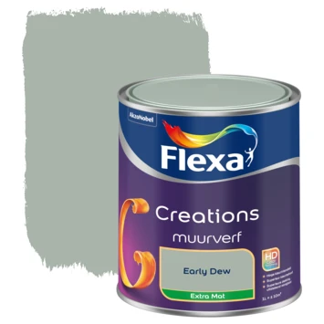 Flexa Creations Muurverf Early Dew Extra Mat 1 Liter 3 Flexa Creations Muurverf Early Dew Extra Mat 1 Liter