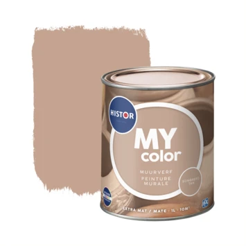 Histor My Color Muurverf Extra Mat Sombrero Tan 1 Liter 3 Histor My Color Muurverf Extra Mat Sombrero Tan 1 Liter