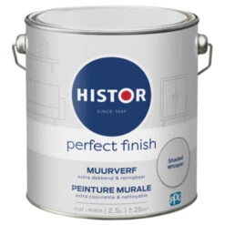 Histor Perfect Finish Muurverf Mat Shaded Whisper 2,5 Liter -Muurverf Voor Thuis 123 2680