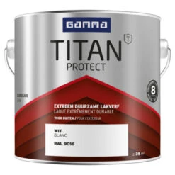 GAMMA Titan Buitenlak Zijdeglans 2,5 Liter Wit RAL 9016