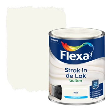 Flexa Strak In De Lak Voor Buiten Wit Zijdeglans 750 Ml 3 Flexa Strak In De Lak Voor Buiten Wit Zijdeglans 750 Ml