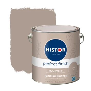 Histor Perfect Finish Muurverf Mat Latte Ice 2,5 Liter 3 Histor Perfect Finish Muurverf Mat Latte Ice 2,5 Liter