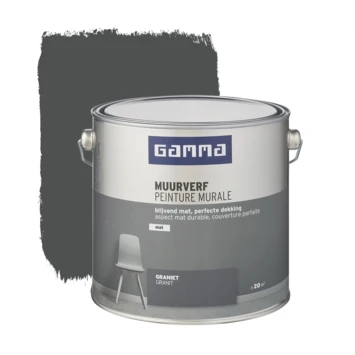 GAMMA Muurverf Graniet Mat 2,5 Liter 3 GAMMA Muurverf Graniet Mat 2,5 Liter