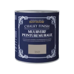 Rust-Oleum Muurverf Chalky Finish Steen Grijs 1 Liter -Muurverf Voor Thuis 123 2827